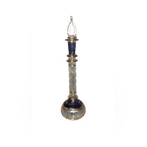Tall Egyptian Purple & Gold Perfume Bottle